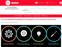 Tablet Screenshot of aemc.fr